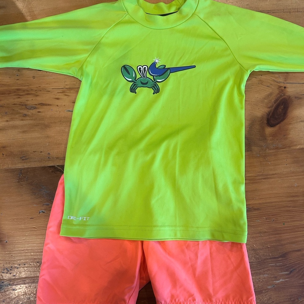 Size 4 Swim Bundle with Nike Swim Shirt spf40